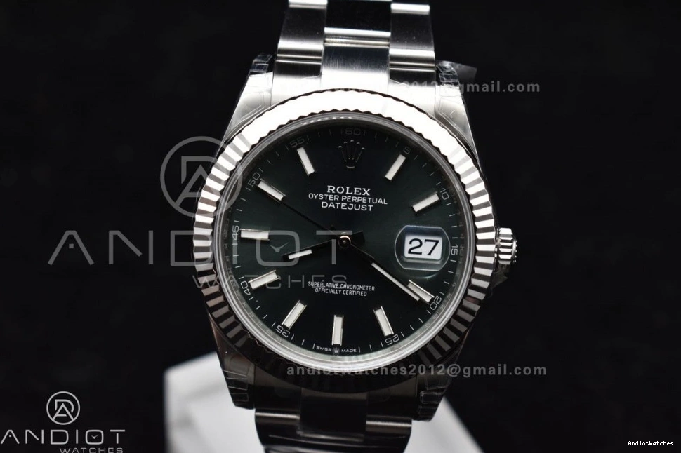 904L SS 1:1 Best 126334 VS VSF Bracelet Oyster 616 On 41 Dial Green Edition EasyMatch DateJust 0104